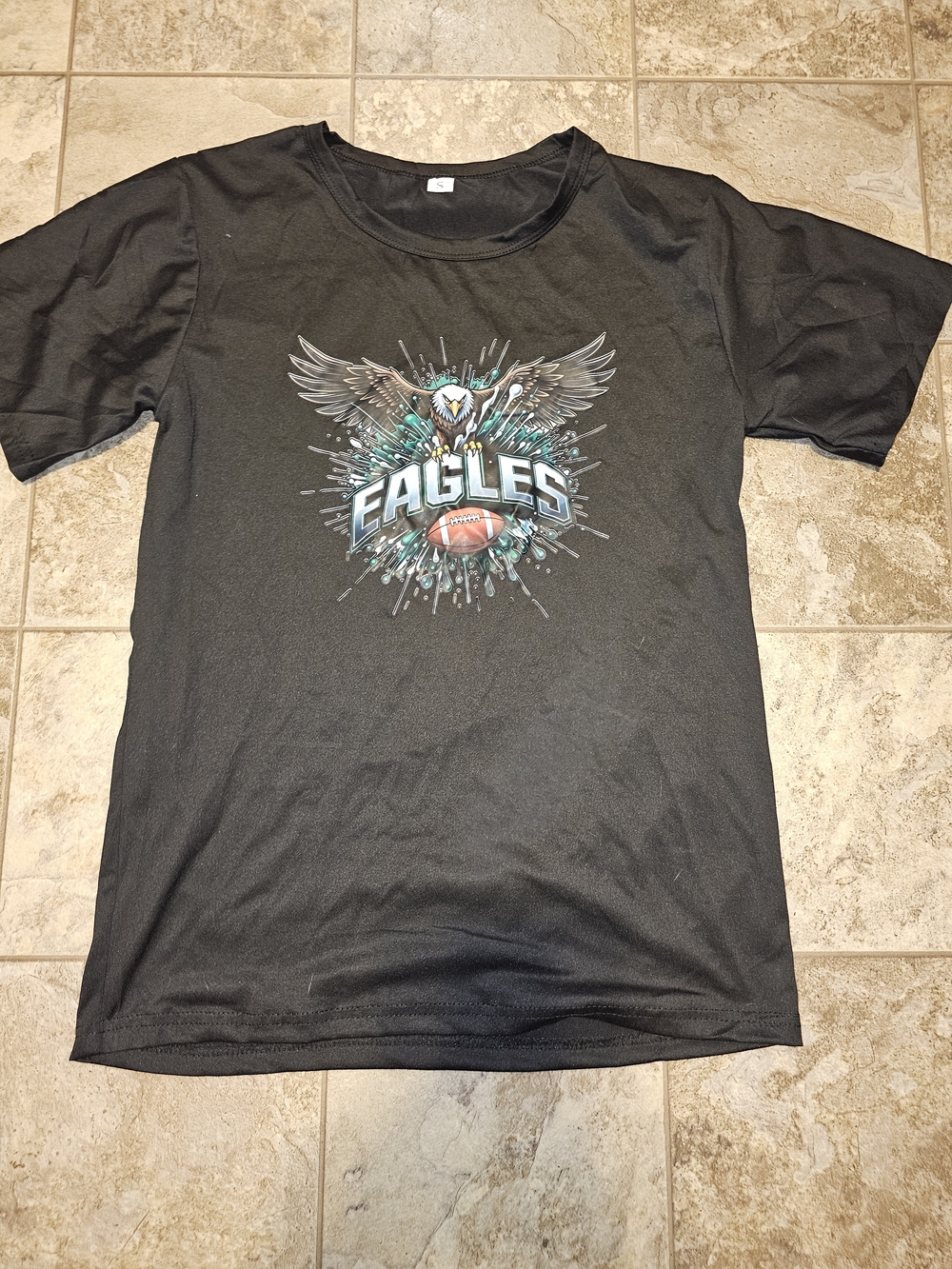 Eagles Graphic Short-Sleeve Men's Shirt - Black